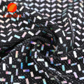 Couleurs de gros coup de frappe à paillettes tissu pour vêtements robe